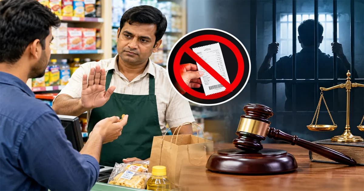 পণ্য-সেবার বিক্রয় রসিদ না দিলে হতে পারে এক বছরের জেল