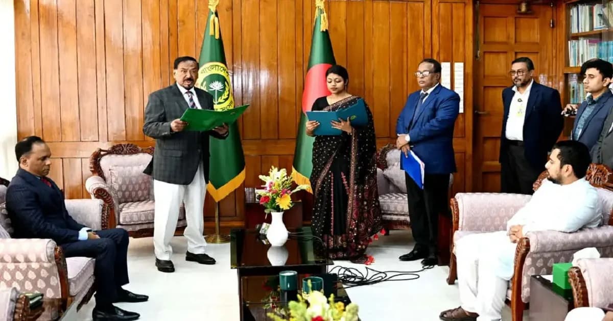 এমপি হিসেবে শপথ নিলেন এনসিপি নেত্রী নুসরাত তাবাসসুম