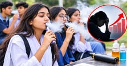কিশোরদের ছাড়িয়ে ভেপিংয়ে এগিয়ে মেয়েরা, বাড়ছে উদ্বেগ