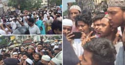 কলকাতার রাস্তায় নামাজ পড়তে বাধা পুলিশের, ব্যাপক উত্তেজনা