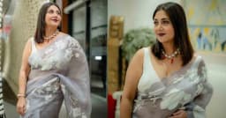 শাড়িতে নেটিজেনদের নজর কাড়লেন স্বস্তিকা মুখার্জি