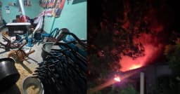 কুষ্টিয়ায় জয় বাংলা স্লোগান দিয়ে বিএনপি অফিসে হামলা-ভাঙচুর