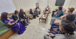 তারেক রহমানের সঙ্গে জাতীয় কবিতা পরিষদের বৈঠক