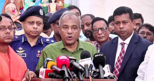 পূজায় ২৪ ঘণ্টা নিরাপত্তা নিশ্চিত করা হবে: স্বরাষ্ট্র উপদেষ্টা