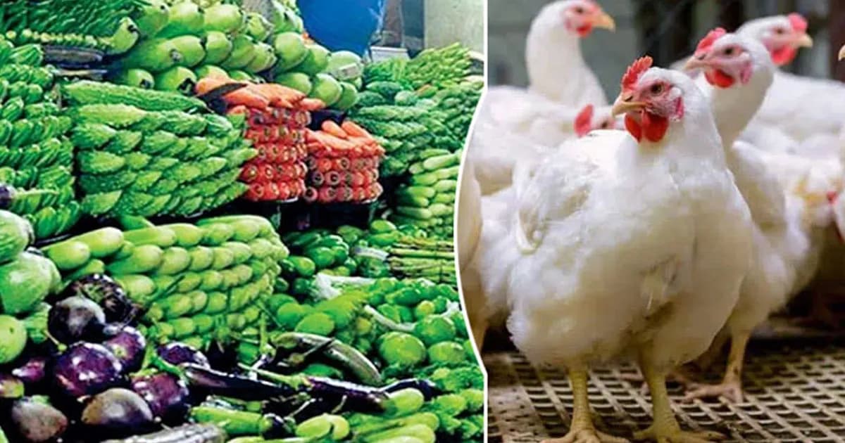 সবজির দামে আগুন, কিছুটা কমছে মুরগির দাম