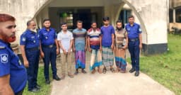 মদনে জুয়ার আসরে অভিযান, চার জুয়াড়িসহ ৫ জন আটক