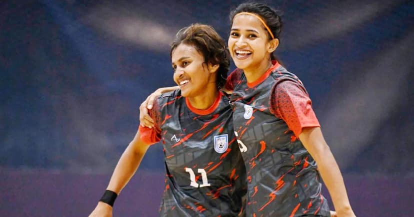 সাফ ফুটসালে শ্রীলঙ্কাকে হারাল বাংলাদেশ নারী দল