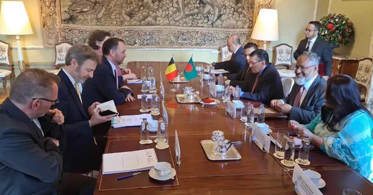 বেলজিয়ামের উপ-প্রধানমন্ত্রীর সঙ্গে বাংলাদেশের পররাষ্ট্রমন্ত্রীর বৈঠক