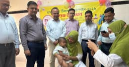 দোহারে হাম-রুবেলা টিকাদান ক্যাম্পেইনের উদ্বোধন