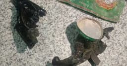 শান্তিনগর পুলিশ বক্সের সামনে ককটেল বিস্ফোরণ