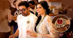 দুর্লভ রুবির আংটিতে গৌরী স্প্র্যাটকে চমকে দিলেন আমির খান