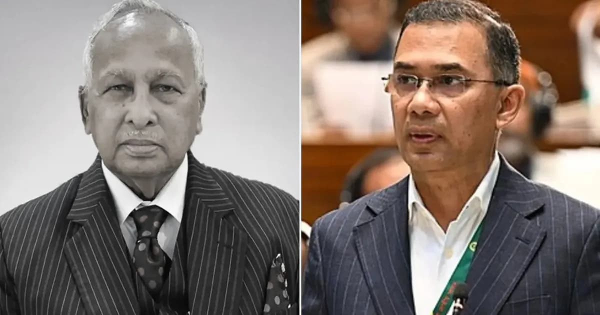 ব্যারিস্টার জমির উদ্দিন সরকারের মৃত্যুতে প্রধানমন্ত্রীর শোক