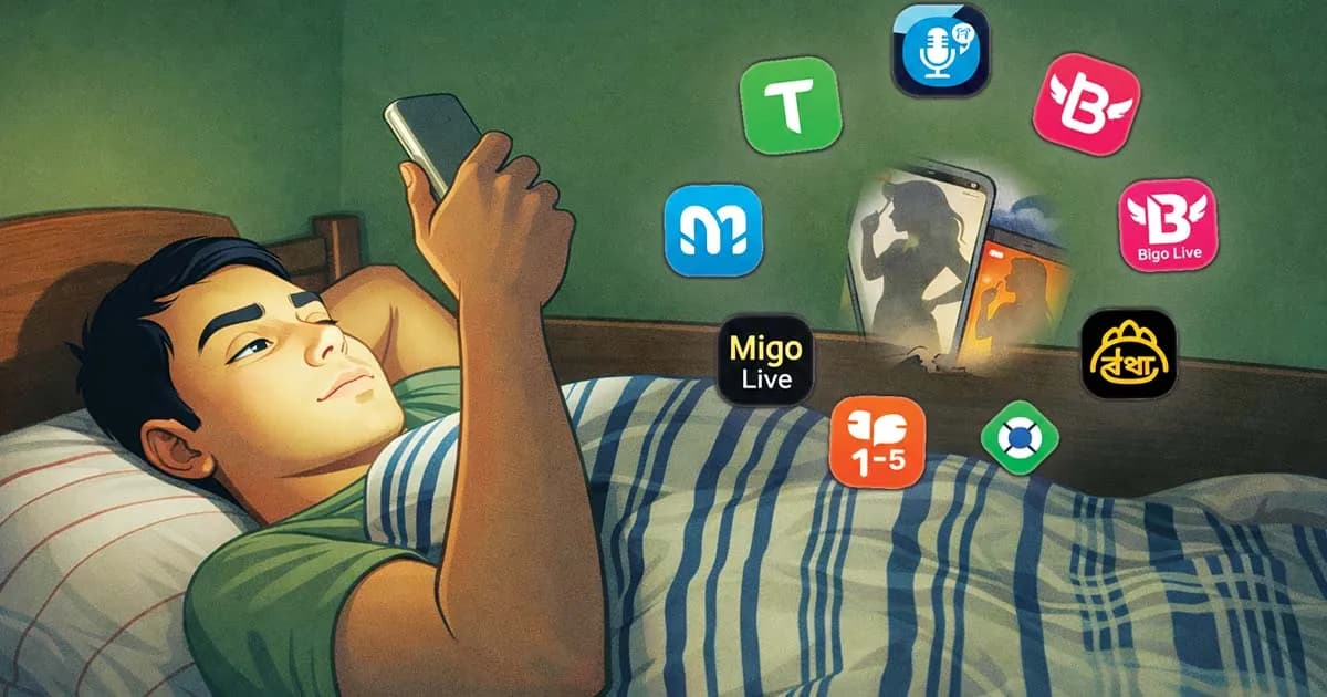 যুব সমাজের নীরব ঘাতক অনলাইনে ভিডিও চ্যাট