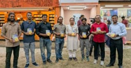 'ভদ্রাবতীর পাড়ে' বইয়ের মোড়ক উন্মোচন