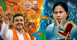 মমতার শাসনের ইতি: পশ্চিমবঙ্গে প্রথমবার সরকার গঠন করছে বিজেপি