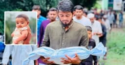 প্রাণঘাতী হামের আক্রমণে অকালে ঝরে গেল সাড়ে পাঁচ মাসের সাইফান