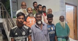 শিবচরে মা ইলিশ শিকারে ১০ জেলের কারাদণ্ড