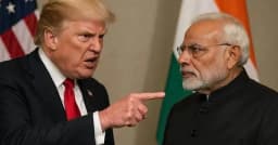 ট্রাম্পের শুল্কের প্রভাবে ভারতের মার্কিন রপ্তানী ধস