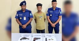 ফুলতলায় আগ্নেয়াস্ত্রসহ ৭ রাউন্ড গুলি উদ্ধার, গ্রেপ্তার ১