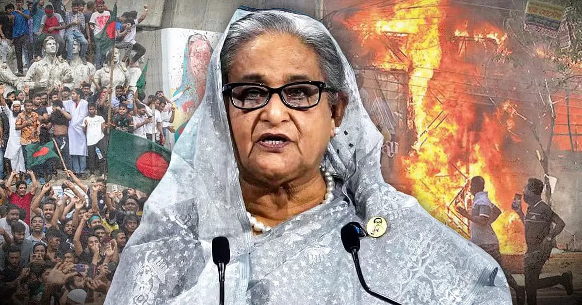 গণভবনের শেষ কৌশলও ঠেকাতে পারেনি ৫ আগস্টের জনজোয়ার