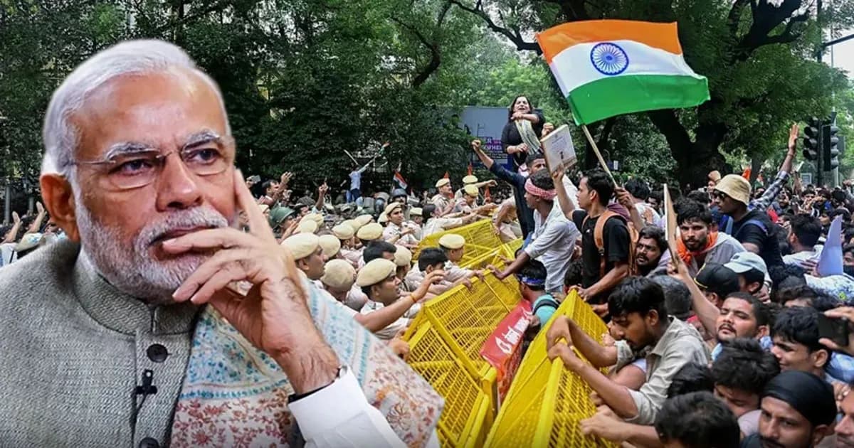চাকরির প্রতিশ্রুতি পূরণ না হওয়ায় মোদি সরকারের বিরুদ্ধে ক্ষুব্ধ তরুণেরা