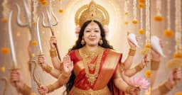 দুর্গা সাজের ছবি পোস্ট দিয়ে যে বার্তা দিলেন রুমিন ফারহানা
