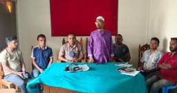 সাংবাদিক বিকুল চক্রবর্তীর ওপর হামলার প্রতিবাদে শ্রীমঙ্গল উপজেলা প্রেসক্লাবের প্রতিবাদ সভা