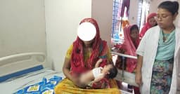 নেছারাবাদে জন্মগতভাবে বিকলঙ্গ সন্তান ত্যাগে পিতার চাপ