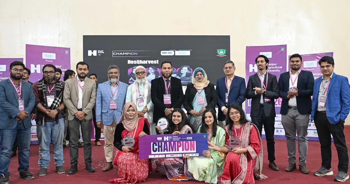 গাকৃবিতে হাল্ট প্রাইজ গ্র্যান্ড ফিনালে, চ্যাম্পিয়ন রেস্কিউহারভেস্ট