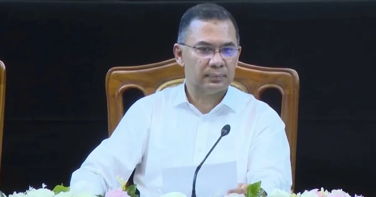 জন্মাষ্টমীর অনুষ্ঠানে যোগ দিয়েছেন প্রধানমন্ত্রী তারেক রহমান