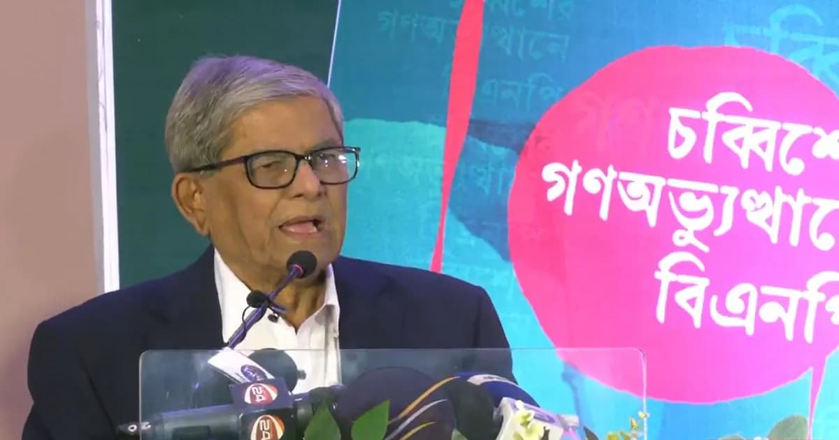 গণতন্ত্র ছাড়া দেশের কোনো ভবিষ্যৎ নেই: মির্জা ফখরুল