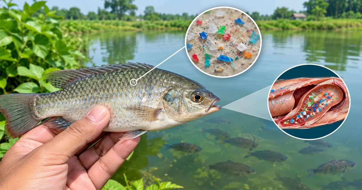 এবার পুকুরের মাছেও মাইক্রোপ্লাস্টিক শনাক্ত