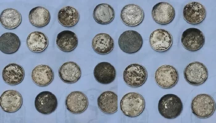 মাটি খুঁড়তেই বের হলো পিতলের হাড়ি, মিলল ১৯টি ভারতীয় রুপি