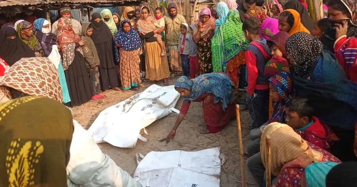 নাটোরে আগুনে পুড়ে মা-মেয়ের মৃত্যু