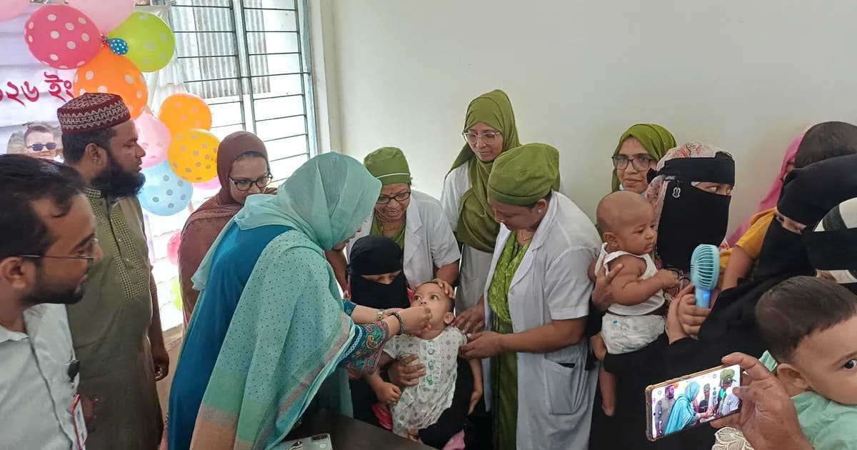 শিবচরে শুরু হলো শিশুদের জাতীয় ভিটামিন ‘এ’ ক্যাপসুল খাওয়ানোর ক্যাম্পেইন