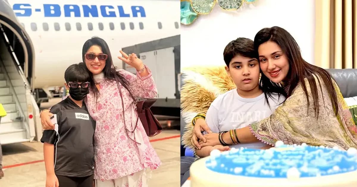 জন্মদিনে বিশেষ উপহার, ছেলেকে নিয়ে কোথায় গেলেন অপু বিশ্বাস?