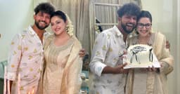 অর্কর সঙ্গে জন্মদিনের প্রথম কেক কাটলেন পরীমনি