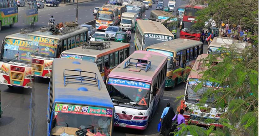 বাসের বর্ধিত ভাড়া আজ থেকে কার্যকর, কোন রুটে কত বাড়ল