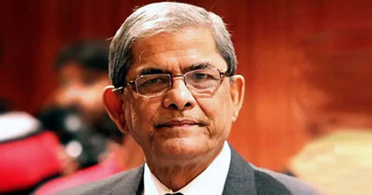 সব গণতন্ত্রকামী মানুষের এক হওয়ার সময় এসে গেছে: মির্জা ফখরুল