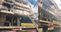চকবাজারের আশিক টাওয়ারে আগুন, নিয়ন্ত্রণে ফায়ার সার্ভিস
