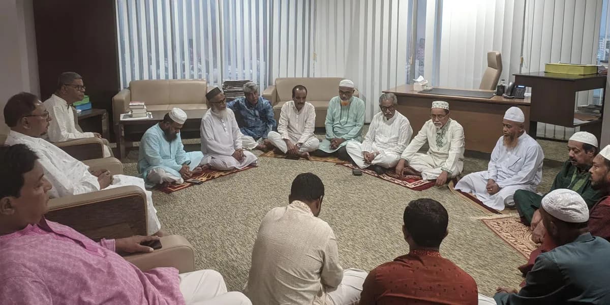 জনতা পার্টি’র উদ্যোগে ইলিয়াস কাঞ্চনের জন্য দোয়া মাহফিল অনুষ্ঠিত