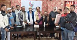 জনবাণীর ৩৫ বছরে পদার্পণ উপলক্ষে জীবননগরে কেক কাটা ও আলোচনা সভা