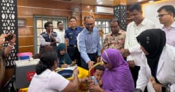 মৌলভীবাজারে মাসব্যাপী হাম-রুবেলা টিকাদান ক্যাম্পেইনের উদ্বোধন