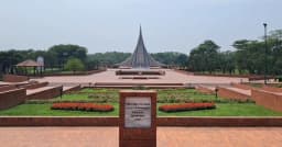 শহীদদের প্রতি শ্রদ্ধা জানাতে প্রস্তুত জাতীয় স্মৃতিসৌধ