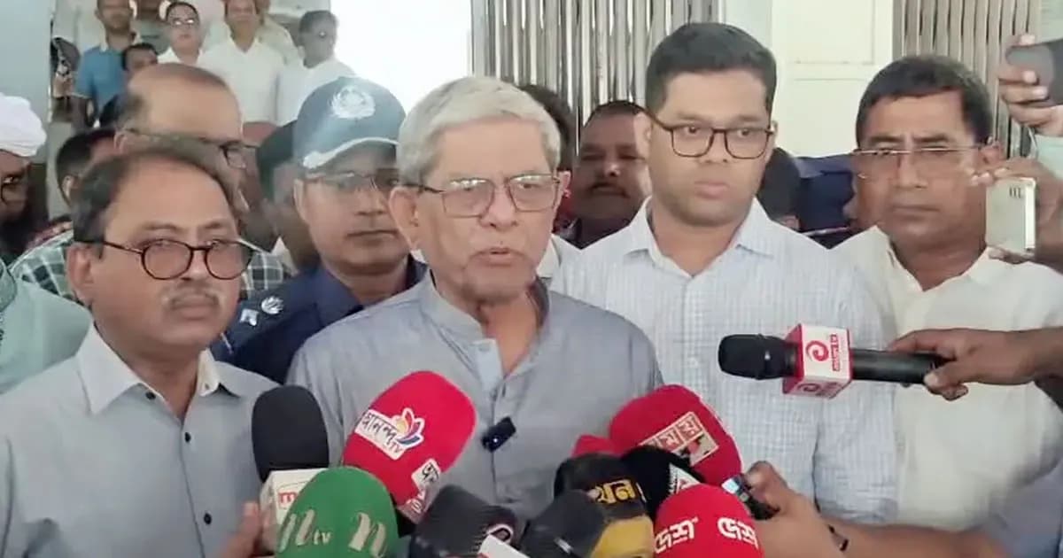 রাষ্ট্রপতি হওয়ার খবর গুজব, বললেন মির্জা ফখরুল ইসলাম আলমগীর