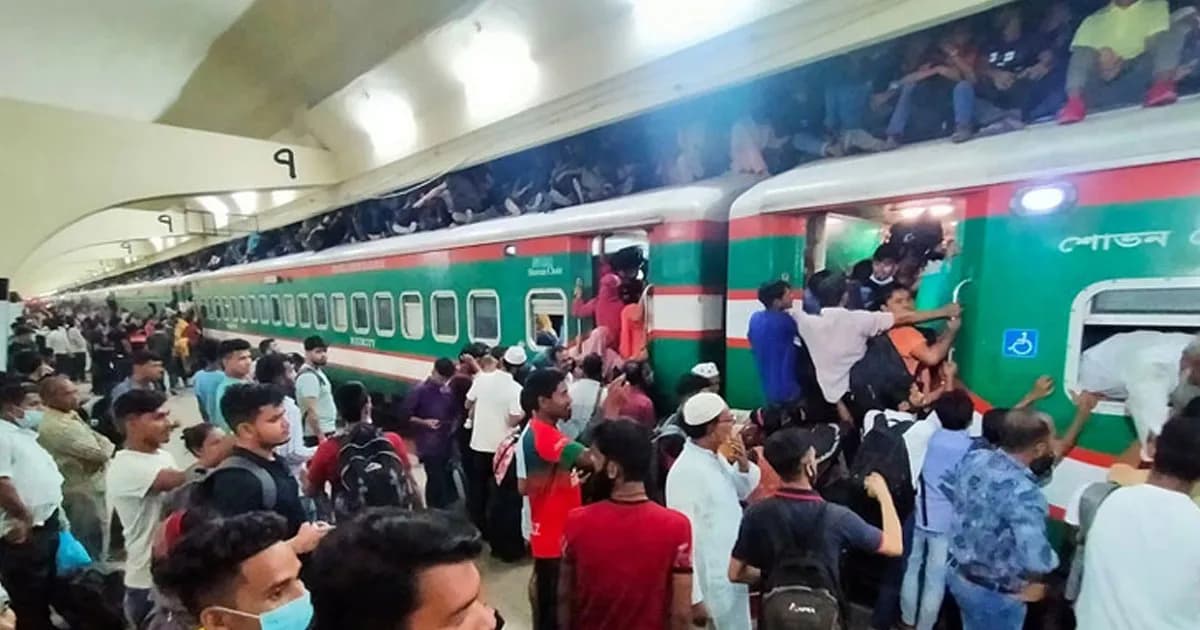 ঈদে ৫ জোড়া বিশেষ ট্রেন চালাবে বাংলাদেশ রেলওয়ে