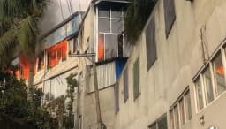 পূবাইলে কার্টুন কারখানায় আগুন, নিয়ন্ত্রণে ৭ ইউনিট