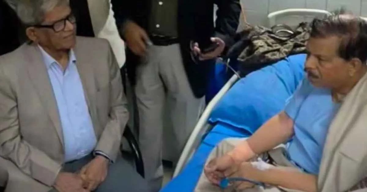 মান্নাকে দেখতে হাসপাতালে মির্জা ফখরুল