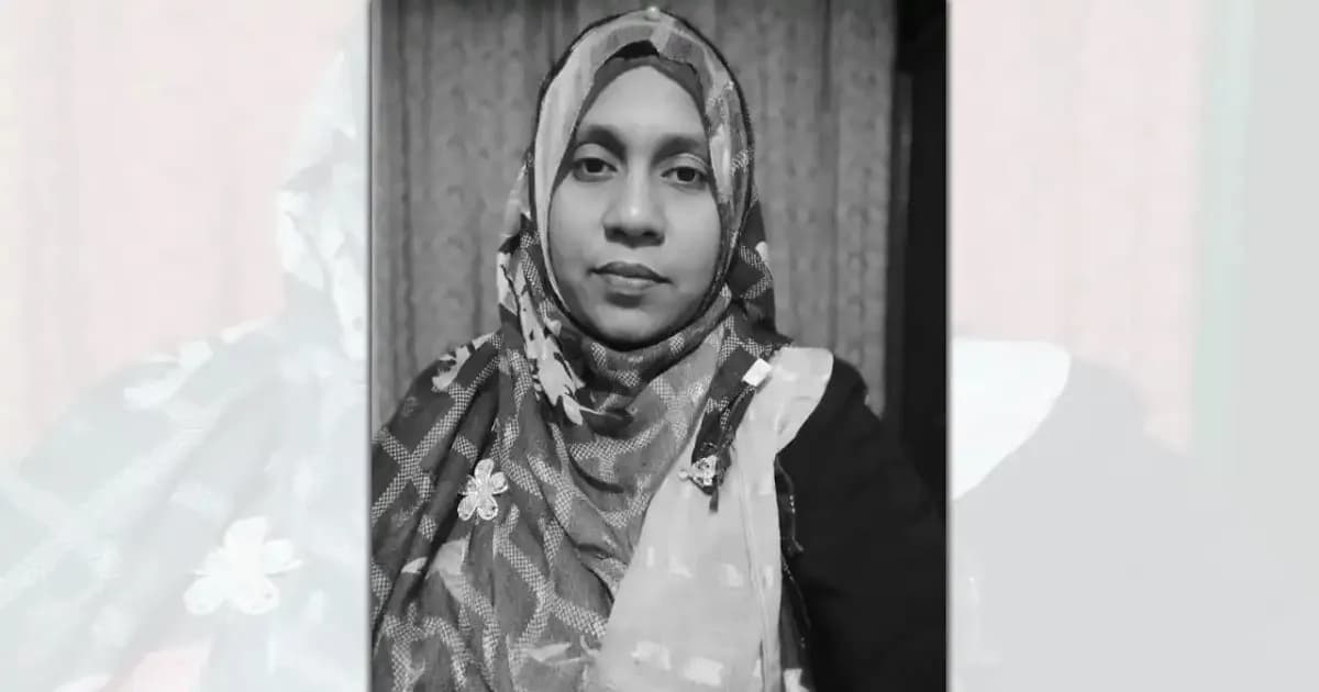 এনসিপির নেত্রী রাফিয়া সুলতানা আর নেই