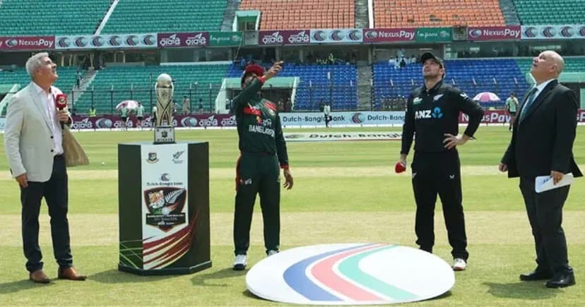 টস হারে হ্যাটট্রিক, বাংলাদেশকে ব্যাটিংয়ে পাঠালো নিউজিল্যান্ড